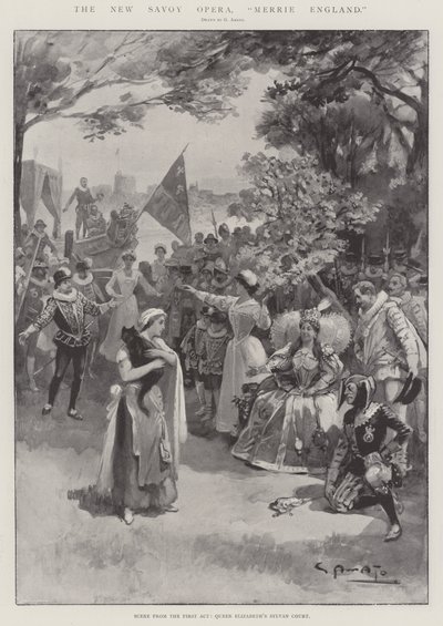 The New Savoy Opera, Merrie England by G.S. Amato